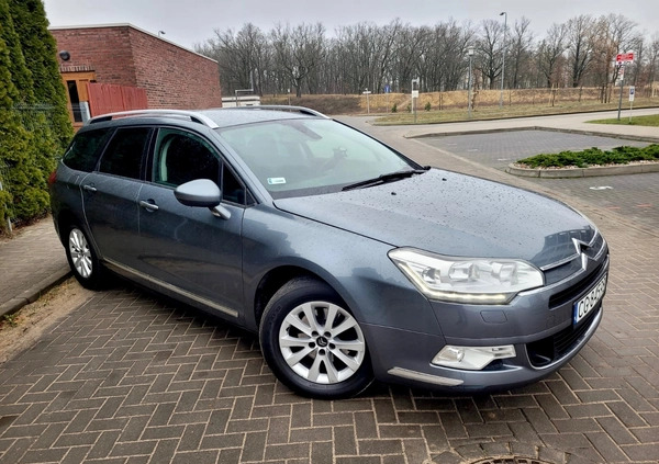 Citroen C5 cena 22500 przebieg: 204401, rok produkcji 2011 z Chodzież małe 232